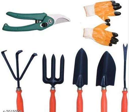 Checkout this latest Hand Tools & Kits
Product Name: *JetFire Gardening Tools Combo Includes, Trowel, Shovel, Fork, Cultivator, Weeder, Pruning Secateur and Gardening Gloves *
Material: Metal
Type: Hammers & Mallets
Pack Of: Pack Of 1
Country of Origin: India
Easy Returns Available In Case Of Any Issue


Catalog Rating: ★4.3 (4)

Catalog Name: Elegant Useful Garden Tool Kit Vol 12
CatalogID_412518
C140-SC1837
Code: 806-3019220-669