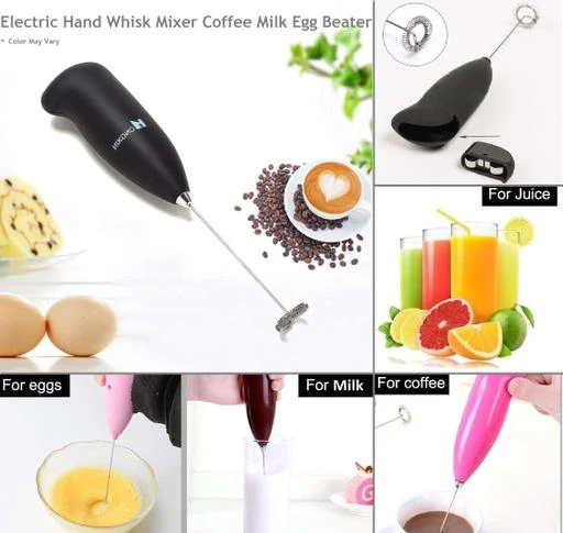Checkout this latest Blender_500
Product Name: *Electric Handheld Stainless Steel Milk Frother for Coffee, Egg, Lassi, Stirrer Foamer Egg Beater Whisk Mixer. *
Material: Stainless Steel ABS Plastic
Size(L X W H ):  4.8 cm X 3.2 cm X 21.3 cm 
Description: It Has 1 Piece Of Egg Beater
Country of Origin: India
Easy Returns Available In Case Of Any Issue


Catalog Rating: ★3.6 (159)

Catalog Name: Dream Home Adore Unique Other Kitchen Tools Vol 17
CatalogID_413978
C135-SC1651
Code: 891-3029046-714