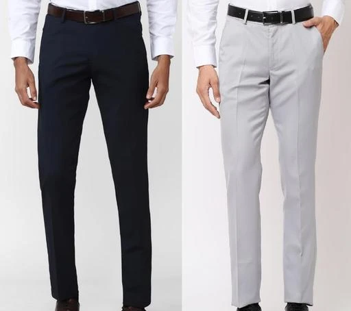  Slc Combo Formal Pant For Men Men Slim Fit Formal Pant Office  Wear