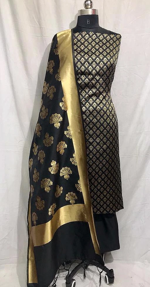 Checkout this latest Suits
Product Name: *SERONA FABRICS Women's Banarasi Silk With Jacquard Print heavy duppatra Exclusive Dress Material*
Top Fabric: Banarasi Silk + Top Length: 2 Meters
Bottom Fabric: Shantoon + Bottom Length: 2.5 Meters
Dupatta Fabric: Jacquard + Dupatta Length: 2.25 Meters
Lining Fabric: No Lining
Type: Un Stitched
Pattern: Woven Design
Multipack: Single
Country of Origin: India
Easy Returns Available In Case Of Any Issue


Catalog Rating: ★4.1 (76)

Catalog Name: Banita Petite Salwar Suits & Dress Materials
CatalogID_7384579
C74-SC1002
Code: 636-30922262-999