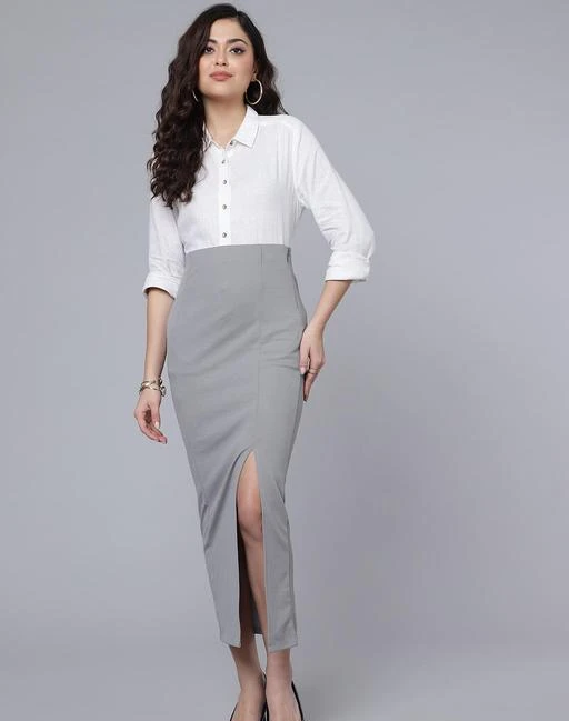 fcity.in Maxi Length Formal Skirt For Women Fashionable Fabulous Women