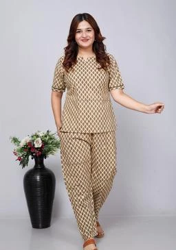 Women Winter sleepwear Clothing set Cotton French Terry thick