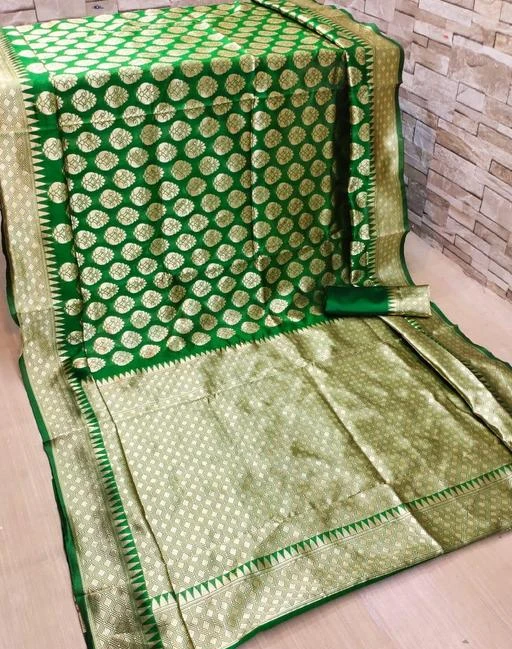 Fcity In Astoban Jacquard Banarasi Silk Saree Jivika Refined Sarees