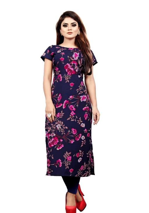 Checkout this latest Kurtis
Product Name: *Trendy Refined Kurtis*
Fabric: Crepe
Sleeve Length: Short Sleeves
Pattern: Printed
Combo of: Single
Sizes:
S (Bust Size: 38 in, Size Length: 44 in) 
M, L, XL, XXL
Flaunt sartorial elegance as you wear this kurta from the house of Jency Fashion. Look classy and stylish in this piece and revel in the comfort of the soft Crepe fabric. Pair it with matching leggings and sandals to get complimented for your classy choice.
Country of Origin: India
Easy Returns Available In Case Of Any Issue


SKU: Happy Nevy Blue
Supplier Name: JENCY FASHION

Code: 952-31280317-993

Catalog Name: Trendy Refined Kurtis
CatalogID_7470948
M03-C03-SC1001