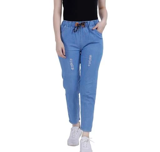 Checkout this latest Trousers & Pants
Product Name: *Trendy Women Denim Women Trousers *
Fabric: Denim
Pattern: Self-Design
Multipack: 1
Sizes: 
30 (Waist Size: 30 in, Length Size: 36 in) 
Country of Origin: India
Easy Returns Available In Case Of Any Issue


Catalog Rating: ★3.8 (507)

Catalog Name: Trendy Women Denim Women Trousers
CatalogID_7476402
C79-SC1032
Code: 462-31303964-996