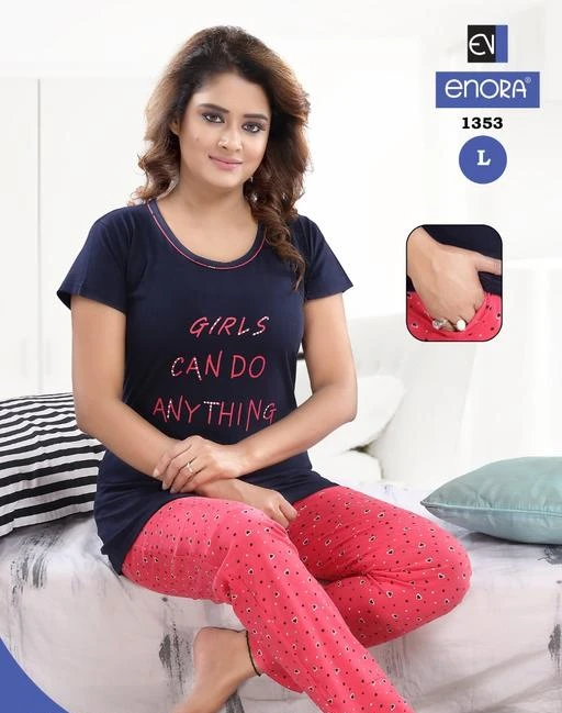 Checkout this latest Nightsuits
Product Name: *Aradhya Adorable Women Nightsuits*
Top Fabric: Cotton
Bottom Fabric: Cotton
Top Type: Regular Top
Bottom Type: Pyjamas
Sizes:
XXL (Top Bust Size: 42 in, Top Length Size: 30 in, Bottom Waist Size: 31 in, Bottom Length Size: 42 in) 
Country of Origin: India
Easy Returns Available In Case Of Any Issue


SKU: ZqIV8M2b
Supplier Name: FANCY KURTI 123

Code: 606-31320923-9911

Catalog Name: Aradhya Alluring Women Nightsuits
CatalogID_7480661
M04-C10-SC1045