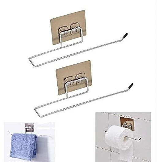 Checkout this latest Toilet Paper Holders
Product Name: *2 Pcs Paper Towel Holder with Magic Adhesive Pad, Kitchen Paper Roll Holder Wall Mount, Stainless Steel Self Adhesive Wall Mount Towel Bar for Kitchen Bathroom*
Material: Metal
Type: Adhesive
Product Breadth: 0.5 Cm
Product Height: 0.5 Cm
Product Length: 0.5 Cm
Net Quantity (N): Pack Of 2
Country of Origin: India
Easy Returns Available In Case Of Any Issue


SKU: Napkin Paper Holder 2Pcs_2D
Supplier Name: Pavitra Enterprise

Code: 342-31512155-993

Catalog Name: Attractive Toilet Paper Holders
CatalogID_7527693
M08-C26-SC2294