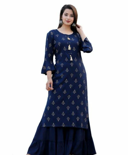 Fcity In Trendy Women Rayon Kurta Sets Festive Special Trendy Women