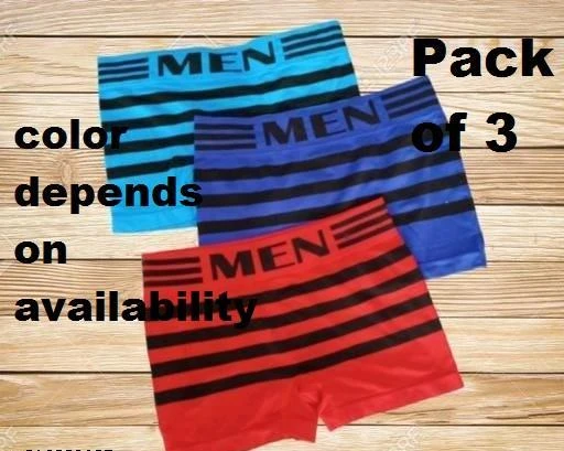 Men Boxer Fully Stretchable Trending Underwear / Seamless Multicolor Men  Underwear , Lycra imported Men Briefs Stylish strip