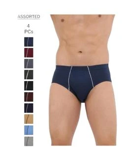  Men Fancy Cotton Briefs Pack Of 3 / Bright Mens Fancy Cotton  Briefs