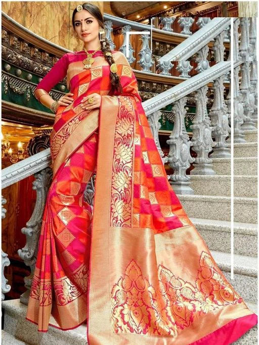 Checkout this latest Sarees
Product Name: *Aishani Drishya Sarees*
Saree Fabric: Soft Silk
Blouse: Separate Blouse Piece
Blouse Fabric: Art Silk
Pattern: Zari Woven
Blouse Pattern: Same as Border
Net Quantity (N): Single
Traditional Kanchi Soft Silk Art Silk Saree With 5 Different Color Pink Red Blue Black Purple. Best Selling High Quality Saree Saree length 5.5 Meter Plus 0.80 Meter Running Blouse Width Of Saree Is 1.1 Meter
Sizes: 
Free Size (Saree Length Size: 5.5 m, Blouse Length Size: 0.8 m) 
Country of Origin: India
Easy Returns Available In Case Of Any Issue


SKU: A1LotusRani
Supplier Name: AARNA ENTERPRISE

Code: 036-31810770-9911

Catalog Name: Jivika Attractive Sarees
CatalogID_7609092
M03-C02-SC1004