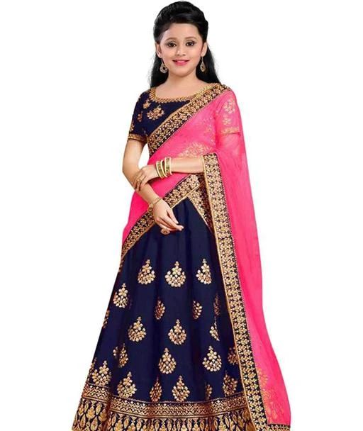 Checkout this latest Lehanga Cholis
Product Name: *Modern Elegant Kids Girls Lehanga Cholis*
Top Fabric: Satin
Lehenga Fabric: Satin
Dupatta Fabric: Net
Sleeve Length: Short Sleeves
Top Pattern: Embroidered
Lehenga Pattern: Embroidered
Dupatta Pattern: Embroidered
Stitch Type: Semi-Stitched
Multipack: 1
Sizes: 
9-10 Years, 10-11 Years (Lehenga Waist Size: 32 m, Lehenga Length Size: 34 m, Duppatta Length Size: 1.8 m) 
11-12 Years, 12-13 Years, 13-14 Years
Country of Origin: India
Easy Returns Available In Case Of Any Issue


SKU: PATLI_BLUE_09
Supplier Name: Ethnical Andaaz

Code: 323-31956697-975

Catalog Name: Modern Elegant Kids Girls Lehanga Cholis
CatalogID_7650627
M10-C32-SC1137