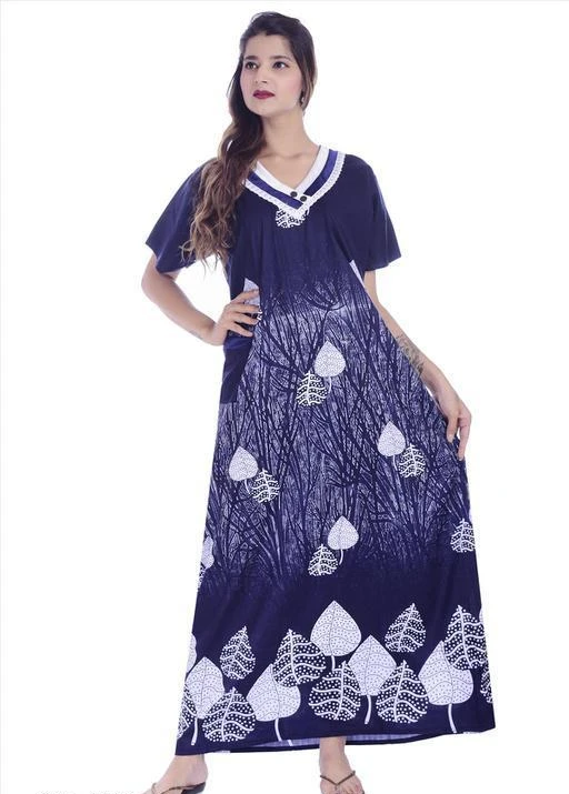 Checkout this latest Nightdress
Product Name: *Comfy Women's Cotton Denim Printed Nightdress*
Fabric: Cotton Denim
Sleeves:  Short Sleeves Are Included
Size: Up To 44 in (Free Size)
Length: Up To 56 in
Type: Stitched
Description: It Has 1 Piece Of Women's Nightdress
Work: Printed
Country of Origin: India
Easy Returns Available In Case Of Any Issue


SKU: CWC_1
Supplier Name: Anjaneya Creations

Code: 255-3204986-4641

Catalog Name: Trendy Women's Cotton Denim Printed Nightdress Vol 1
CatalogID_441162
M04-C10-SC1044