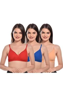 BRASSY Everyady non padded cotton comfortable bra for girls and women.  Women Full Coverage Non Padded Bra - Buy BRASSY Everyady non padded cotton  comfortable bra for girls and women. Women Full