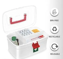 Plastic Medicine Storage Box Drawer Sundries Storage Organizer First Aid