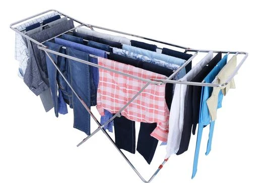Checkout this latest Drying Racks
Product Name: *LIMETRO STEEL Clothes Drying Stand Foldable Cloth Racks for Drying Clothes (Bed)*
Material: Stainless Steel
Product Length: 65.5 Inch
Product Height: 34 Inch
Product Breadth: 22 Inch
Net Quantity (N): 1
DESIGN AND UNIQUE FEATURES : 100 % Stainless Steel including Screws and Fasteners making it rust and corrosion free !!: Strong construction with large drying space with high quality metal construction, more sturdy and durable you can position your clothes with a nice amount of space between them so they can dry thoroughly.100 % Stainless Steel including Screws and Fasteners making it rust and corrosion free !!
? ALL WEATHER RESISTANT:Built from high-grade, 202 Stainless steel and precision engineered HDPE components to ensure maximum corrosion resistance. Designed for use in all climates and weather conditions
Country of Origin: India
Easy Returns Available In Case Of Any Issue


SKU: Rode
Supplier Name: Prime Store

Code: 4361-32455955-9994

Catalog Name: Designer Drying Racks
CatalogID_7772553
M08-C25-SC1626