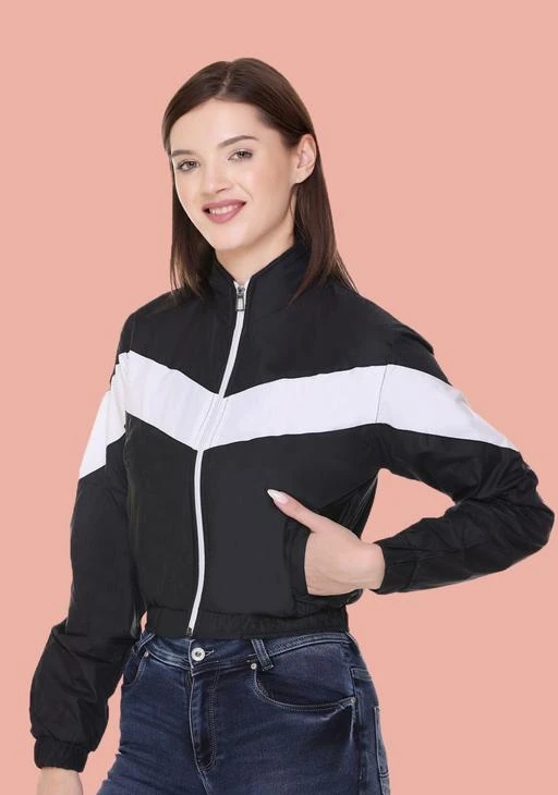All The Way Up Women's Cropped Troposphere Windbreaker - ALL THE