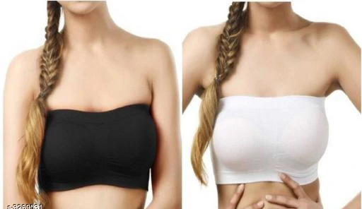 Checkout this latest Bra
Product Name: *Comfy Women's Poly-Cotton Solid Non-Padded Tube Bra (Pack Of 2)*
Fabric: Poly-Cotton
Sleeves: Sleeves Are Not Included
Size: Up To 28 in To 36 in (Free Size) 
Type: Stitched
Color: Multicolor
Description: It Has 2 Pieces Of Women's Tube Bras
Padding: Non-Padded
Pattern: Solid
Country of Origin: India
Easy Returns Available In Case Of Any Issue


SKU: 6
Supplier Name: Sai Boutique

Code: 941-3269531-483

Catalog Name: Trendy Women's Poly-Cotton Solid Non-Padded Tube Bra Combo Vol 1
CatalogID_451565
M04-C09-SC1041