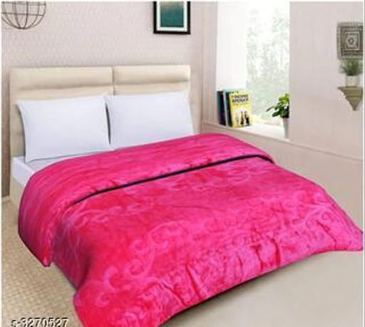 Double Bed Soft Blanket 90x90 inch Mink Blanket for Heavy Winter
