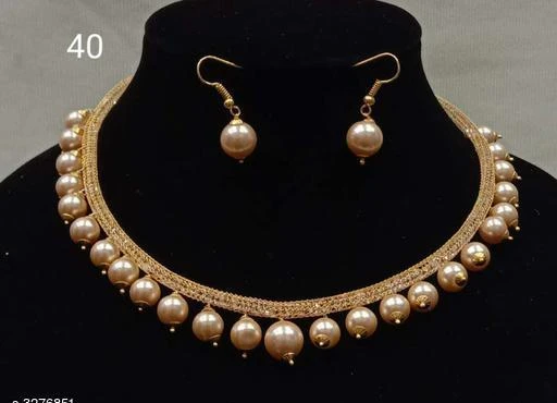 Checkout this latest Jewellery Set
Product Name: *Classy Stylish Women's Jewellery Set*
Base Metal: Alloy
Plating: Gold Plated
Stone Type: Cubic Zirconia/American Diamond
Sizing: Adjustable
Type: Necklace and Earrings
Multipack: 2 Necklaces (For J-Set)
Country of Origin: India
Easy Returns Available In Case Of Any Issue


SKU: N503
Supplier Name: Ronak Creations

Code: 341-3276851-462

Catalog Name: Diva Classy Stylish Women's Jewellery Set Vol 19
CatalogID_452764
M05-C11-SC1093