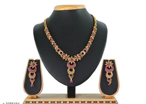 Checkout this latest Jewellery Set
Product Name: *Classy Stylish Women's Jewellery Set*
Base Metal: Brass
Plating: Gold Plated
Stone Type: Crystals
Sizing: Adjustable
Type: Choker and Earrings
Net Quantity (N): 1
Country of Origin: India
Easy Returns Available In Case Of Any Issue


SKU: 436RaniLct
Supplier Name: Vatsalya Creation

Code: 632-3285484-735

Catalog Name: Alluring Classy Stylish Women's Jewellery Set Vol 16
CatalogID_454040
M05-C11-SC1093
.