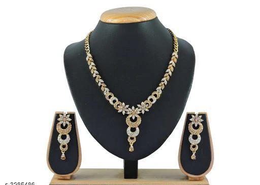 Checkout this latest Jewellery Set
Product Name: *Classy Stylish Women's Jewellery Set*
Base Metal: Alloy
Plating: Gold Plated
Stone Type: American Diamond
Sizing: Adjustable
Type: Necklace Earrings Maangtika
Multipack: 1
Country of Origin: India
Easy Returns Available In Case Of Any Issue


SKU: 436Lct
Supplier Name: Vatsalya Creation

Code: 142-3285486-735

Catalog Name: Alluring Classy Stylish Women's Jewellery Set Vol 16
CatalogID_454040
M05-C11-SC1093