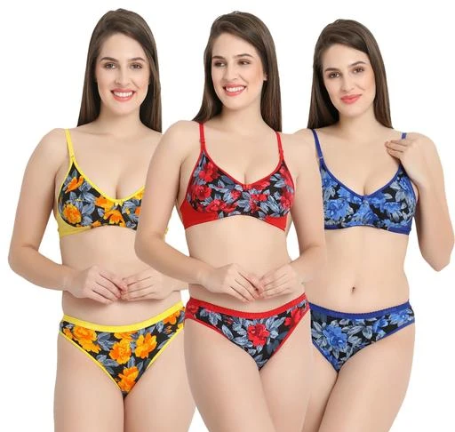 Buy FASALVI Women's Honeymoon Bikini Lace Bra Panty Lingerie Set