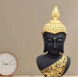 heliland® Gautam Buddha Statue for Garden Lord Buddha Statue for Home décor  Buddha face Statue Buddha Big Size Statue House Warming Gift showpiece for