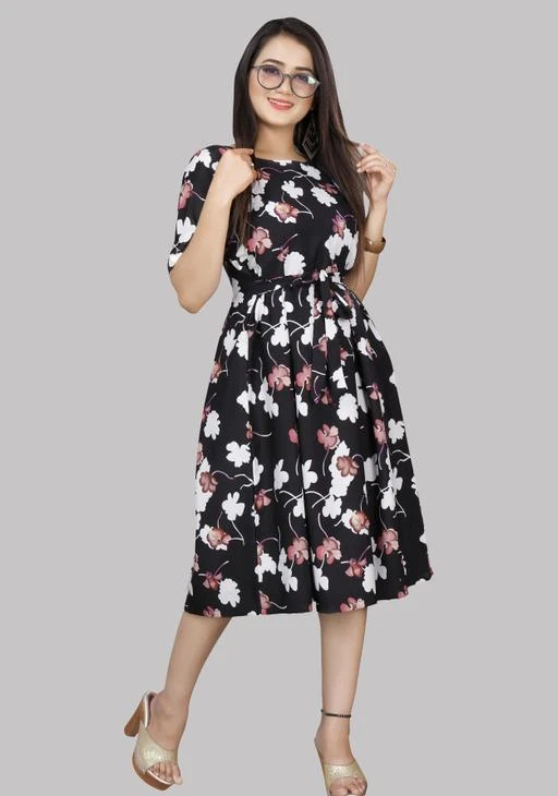 Checkout this latest Dresses
Product Name: *Trendy Designer Women Dresses*
Fabric: Crepe
Sleeve Length: Long Sleeves
Pattern: Printed
Net Quantity (N): 1
Sizes:
XS (Bust Size: 34 in, Length Size: 38 in) 
S (Bust Size: 36 in, Length Size: 38 in) 
M (Bust Size: 38 in, Length Size: 38 in) 
L (Bust Size: 40 in, Length Size: 38 in) 
XL (Bust Size: 42 in, Length Size: 38 in) 
XXL (Bust Size: 44 in, Length Size: 38 in) 
Fabric-American crepe, Size-XS,S,M,L,XL,XXL.Length-38.Sleeves-Half.Belt-Attached.
Country of Origin: India
Easy Returns Available In Case Of Any Issue


SKU: F124
Supplier Name: I KHODAL TRADING

Code: 832-32925955-999

Catalog Name: Trendy Designer Women Dresses
CatalogID_7891203
M04-C07-SC1025