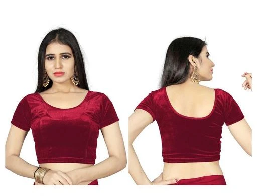 Checkout this latest Blouse (Deleted)
Product Name: *New Women Blouses*
Fabric: Velvet
Fabric: Velvet
Sleeve Length: Short Sleeves
Pattern: Solid
Velvet solid non-padded stretchable saree blouse, has a U-neck, short sleeves.This saree blouse is ought to grab the crowds attention if you wear it with any banarasi saree. Glam up the ethnic look with high heels.
Sizes: 
34 (Bust Size: 34 in, Length Size: 15 in, Shoulder Size: 11 in) 
36 (Bust Size: 36 in, Length Size: 15 in, Shoulder Size: 11 in) 
28 (Bust Size: 28 in, Length Size: 15 in, Shoulder Size: 11 in) 
30 (Bust Size: 30 in, Length Size: 15 in, Shoulder Size: 11 in) 
32 (Bust Size: 32 in, Length Size: 15 in, Shoulder Size: 11 in) 
Country of Origin: India
Easy Returns Available In Case Of Any Issue


SKU: 610-RED
Supplier Name: BRIGHT ETHNICS

Code: 991-32985340-995

Catalog Name: Stylo Women Blouses
CatalogID_7905596
M03-C06-SC1007
.