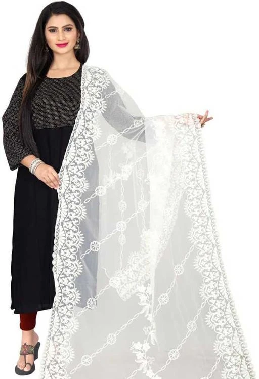 Checkout this latest Dupattas
Product Name: *Versatile Stylish Women Dupattas*
Fabric: Net
Pattern: Embroidered
Multipack: 1
Sizes:Free Size (Length Size: 2.25 m) 
Country of Origin: India
Easy Returns Available In Case Of Any Issue


Catalog Rating: ★4.1 (95)

Catalog Name: Ravishing Attractive Women Dupattas
CatalogID_7912226
C74-SC1006
Code: 932-33008610-994