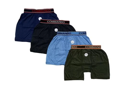 Buy Cupatex Men Cotton Trunks Underwear 5 Pcs Combo -Size:3 Years  Multicolour at