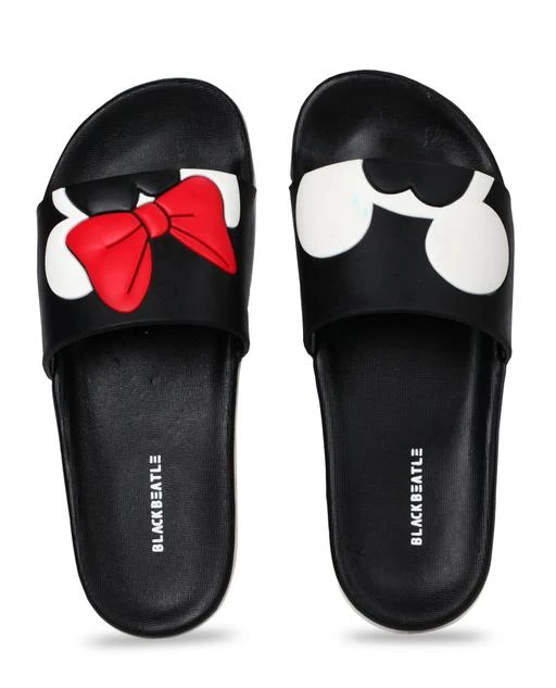 Checkout this latest Flipflops & Slippers
Product Name: *BlackBeatle  Micky Minnie Dc Flip Flops Slippers for Women, Black*
Material: Synthetic
Sole Material: PVC
Fastening & Back Detail: Slip-On
Multipack: 1
Sizes: 
IND-3 (Foot Length Size: 22 cm, Foot Width Size: 10 cm) 
IND-4 (Foot Length Size: 23 cm, Foot Width Size: 10 cm) 
IND-5 (Foot Length Size: 24 cm, Foot Width Size: 10 cm) 
IND-6 (Foot Length Size: 25 cm, Foot Width Size: 10 cm) 
IND-7 (Foot Length Size: 26 cm, Foot Width Size: 10 cm) 
IND-8 (Foot Length Size: 27 cm, Foot Width Size: 10 cm) 
Country of Origin: India
Easy Returns Available In Case Of Any Issue


SKU: 221312280
Supplier Name: N G Industries

Code: 862-33102833-948

Catalog Name: Modern Fashionable Women Flipflops & Slippers
CatalogID_7934701
M09-C30-SC1070