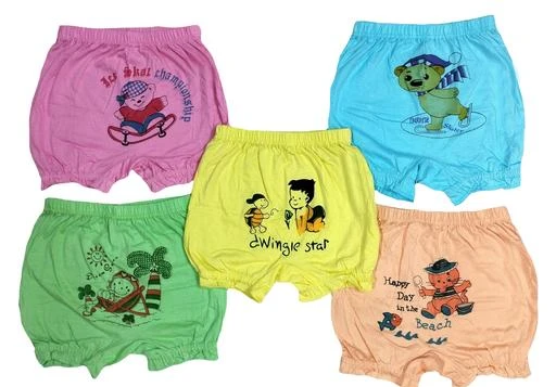  Baby And Unisex Cotton Innerwear Brief Panty Brief Bloomer Combo