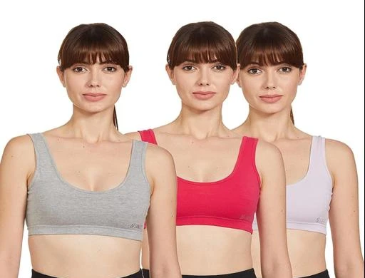 Adira | Flat Padded Starter Bra | Teen Bras with Flat Padding for Coverage  | Gives Confidence at School | Beginners Bra with Comfortable Strecthy