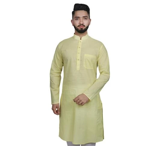 Checkout this latest Kurtas
Product Name: *Essential Men Kurtas*
Fabric: Cotton Blend
Sleeve Length: Long Sleeves
Pattern: Solid
Combo of: Single
Sizes: 
S (Length Size: 41 in) 
Country of Origin: India
Easy Returns Available In Case Of Any Issue



Catalog Name: Essential Men Kurtas
CatalogID_8076633
C66-SC1200
Code: 285-33672133-9981