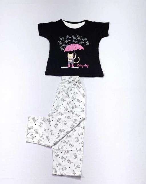 Checkout this latest Nightsuits
Product Name: *Girl's Flawsome Printed NightSuit Set*
Top Fabric: Cotton Blend
Bottom Fabric: Cotton Blend
Top Type: Top
Bottom Type: Pajamas
Sleeve Length: Short Sleeves
Top Pattern: Printed
Multipack: 1
Sizes: 
2-3 Years, 3-4 Years, 5-6 Years, 6-7 Years, 7-8 Years, 8-9 Years, 9-10 Years
Country of Origin: India
Easy Returns Available In Case Of Any Issue


Catalog Rating: ★3.9 (71)

Catalog Name: Flawsome Trendy Kids Girls Nightsuits
CatalogID_8120317
C62-SC1158
Code: 363-33853500-996
