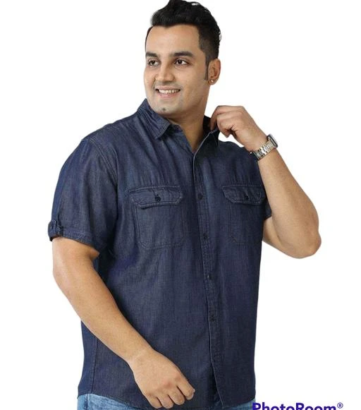 3xl best sale denim shirts