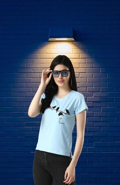 Checkout this latest Tshirts
Product Name: *Latest Collection Bollywood Trendy and pretty designer and uniqe collection fancy women's t-shirt daily wear under 299 combo low price party wear office wear *
Fabric: Lycra
Sleeve Length: Short Sleeves
Pattern: Printed
Multipack: 1
Sizes:
XS, S, M, L, XL
Country of Origin: India
Easy Returns Available In Case Of Any Issue


SKU: #w1241
Supplier Name: OSL Creation

Code: 892-33883225-999

Catalog Name: Trendy Partywear Women Tops & Tunics
CatalogID_8127717
M04-C07-SC1020
