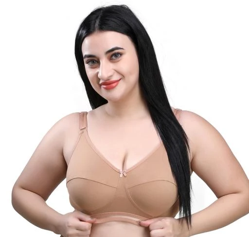 NEW LATEST TOP RATED COMFORT AND SUPPORTIVE CLASSIC DESIGN LADIES NON  PADDED WIRE FREE BRA OR