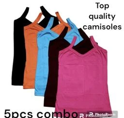  Camisole With Adjustable For Women Combo Pack Of 3black Skin  White /