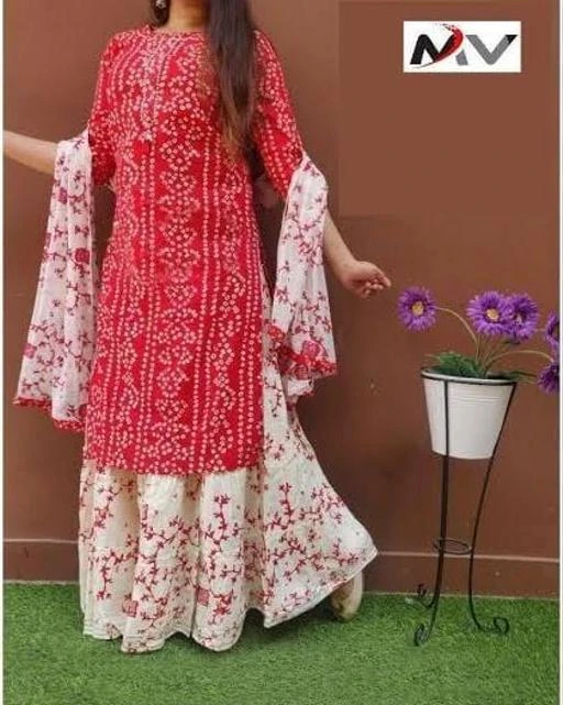 Checkout this latest Kurta Sets
Product Name: *Women Rayon Printed Straight Kurta Bottom Dupatta Set*
Kurta Fabric: Rayon
Bottomwear Fabric: Rayon
Fabric: Rayon
Sleeve Length: Three-Quarter Sleeves
Set Type: Kurta With Dupatta And Bottomwear
Bottom Type: Skirt
Pattern: Printed
Net Quantity (N): Single
Sizes:
M (Bust Size: 38 m, Shoulder Size: 14 m, Kurta Waist Size: 36 m, Kurta Hip Size: 40 m, Kurta Length Size: 44 m, Bottom Waist Size: 28 m, Bottom Hip Size: 38 m, Bottom Length Size: 40 m, Duppatta Length Size: 1.75 m) 
L (Bust Size: 40 in, Shoulder Size: 14.5 in, Kurta Waist Size: 38 in, Kurta Hip Size: 42 in, Kurta Length Size: 44 in, Bottom Waist Size: 30 in, Bottom Hip Size: 40 in, Bottom Length Size: 40 in, Duppatta Length Size: 1.75 in) 
XL (Bust Size: 42 in, Shoulder Size: 15 in, Kurta Waist Size: 40 in, Kurta Hip Size: 44 in, Kurta Length Size: 44 in, Bottom Waist Size: 32 in, Bottom Hip Size: 42 in, Bottom Length Size: 40 in, Duppatta Length Size: 1.75 in) 
An amazing range of Women Kurtas in soft and solid colors that looks perfect for regular wear. With beautiful designs and patterns, these apparels are very stylish and comfortable too. Get rid of the 'regular' look. This Kurta With Skirt & Dupatta by Ayatcreation With a perfect blend of comfort and Traditional style. This Yellow Printed Straight Kurta With Beautiful white Skirt & dupatta Set gives a perfect look which match your personality. Exhibits 3/4th Sleeves & Round Neck. Tailored from Rayon fabric, this Kurta will keep you at ease all day long.
Country of Origin: India
Easy Returns Available In Case Of Any Issue


SKU: KAS-Red-KPD
Supplier Name: MANISH FASHION

Code: 994-35049353-0441

Catalog Name: Adrika Pretty Women Kurta Sets
CatalogID_8406000
M03-C04-SC1003