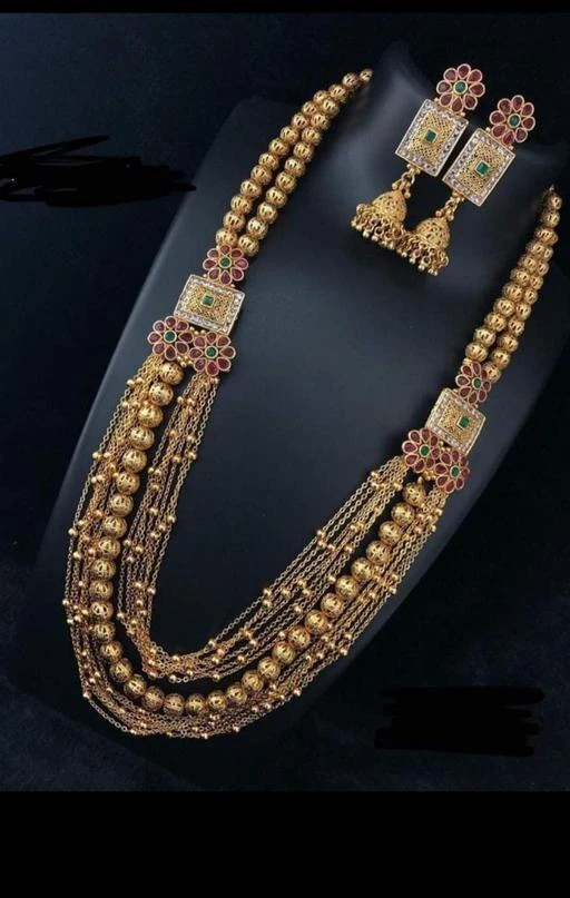 Checkout this latest Jewellery Set
Product Name: *Diva Glittering Jewellery Sets*
Base Metal: Brass
Plating: Gold Plated
Stone Type: Artificial Stones & Beads
Sizing: Adjustable
Type: Haram and Earrings
Multipack: 1
Country of Origin: India
Easy Returns Available In Case Of Any Issue


SKU: BF-225-mala
Supplier Name: RAJWADI COLLECTION

Code: 335-35408989-9951

Catalog Name: Elite Glittering Jewellery Sets
CatalogID_8491688
M05-C11-SC1093
