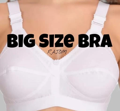 Big Size Bra Plus Size Bra 30 to 44 B or C cup Tendy Cotton
