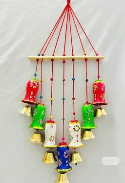 DULI Handmade Bells Hanging Cow Bell Indoor-Outdoor Decoration/Cow