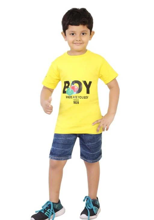 Checkout this latest Clothing Set
Product Name: *Modern Trendy Boys Top & Bottom Sets*
Top Fabric: Cotton
Bottom Fabric: Denim
Sleeve Length: Short Sleeves
Top Pattern: Printed
Bottom Pattern: Embroidered
Multipack: Single
Add-Ons: No Add Ons
Sizes:
4-5 Years, 5-6 Years, 6-7 Years, 7-8 Years, 8-9 Years
Country of Origin: India
Easy Returns Available In Case Of Any Issue


SKU: Where_Are_You_BOY_Yellow
Supplier Name: HIZUME INDIA

Code: 113-36399386-994

Catalog Name: Flawsome Classy Boys Top & Bottom Sets
CatalogID_8727137
M10-C32-SC1182