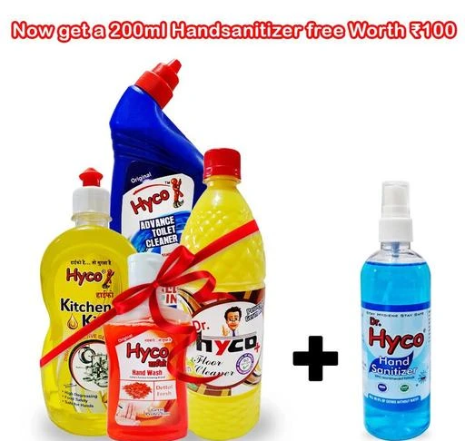 Checkout this latest Toilet Cleaners
Product Name: *HYCO COMBO KIT+SANITIZER FREE(Pack of 1)*
Type: Liquid
Quantity in ML: 2450
Product Breadth: 17 Cm
Product Height: 33 Cm
Product Length: 24 Cm
Pack Of: Pack Of 1
Country of Origin: India
Easy Returns Available In Case Of Any Issue


Catalog Name: Graceful Toilet Cleaners
CatalogID_8745396
Code: 000-36479925

.
