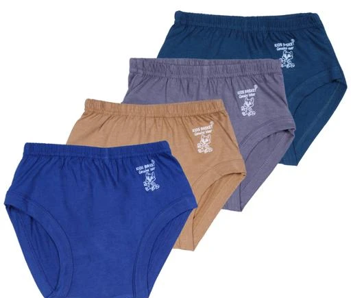  Trunk Kids Underwear Brief Innerwear Pack Of 4 / Pretty Comfy  Kids