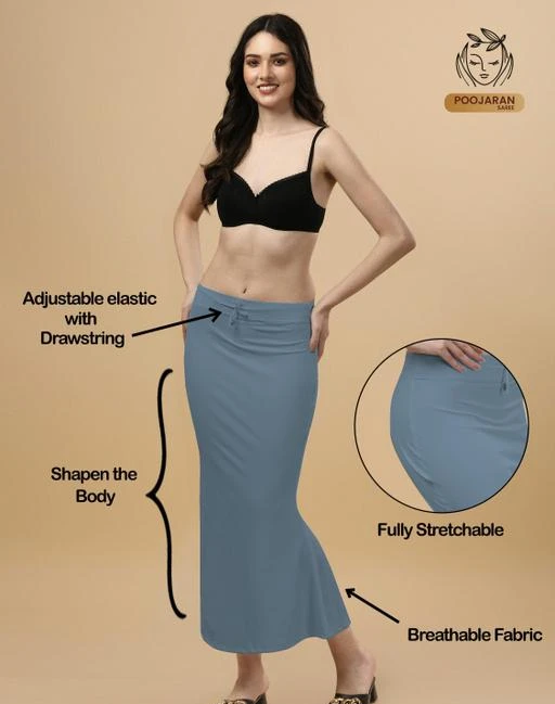  Mermaid Cut Shapewearbody Shaper Saree Petticoat For Women /  Stylus