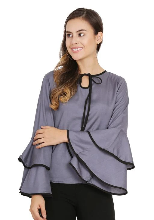 Checkout this latest Tops & Tunics
Product Name: *Women Grey Printed Top*
Fabric: Rayon
Sleeve Length: Long Sleeves
Pattern: Solid
Net Quantity (N): 1
Sizes:
S, M, L, XL
Country of Origin: India
Easy Returns Available In Case Of Any Issue


SKU: VIV-TEE-70
Supplier Name: V Femme

Code: 082-3678165-747

Catalog Name: Free Gift Siya Stylish Rayon Printed Women'S Tops Vol 9
CatalogID_513295
M04-C07-SC1020